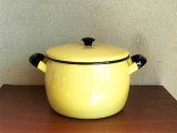 コクムス/KOCKUMS/ホーロー両手鍋/イエロー/2.5L