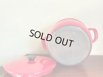 画像3: コクムス/KOCKUMS/ホーロー両手鍋/レッド/大