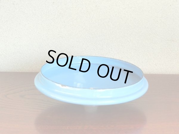 画像4: コクムス/KOCKUMS/ホーロー両手鍋/花柄/水色